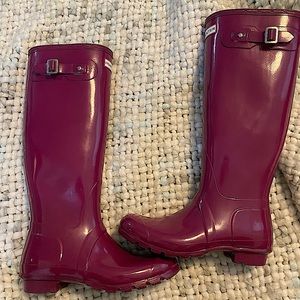 Hunter- Original Gloss Tall rain boots ☔️